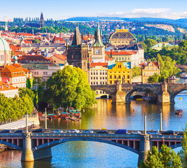 Czech Republic - Charles bridge and historical center of Prague